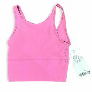 Lululemon Power Pivot Tank Top Pink Womens Size 4 Reversible NWT